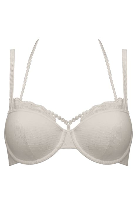 THE MAURITSHUIS IVORY PLUNGE BALCONY BRA 3