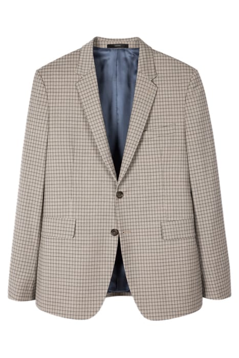 MENS SLIM FIT 2 BTN JACKET CREAM 1