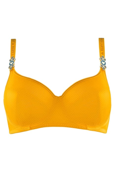 LADY LEAF BRIGHT OCHRE BALCONY BRA 3