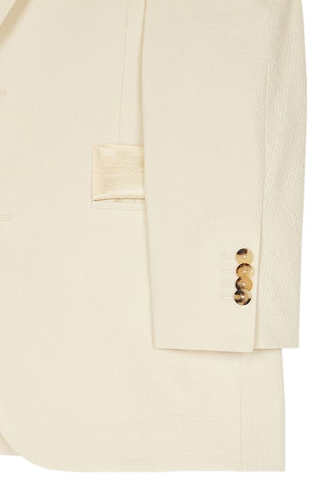 MENS TAILORED FIT 2 BTN JACKET LIGHT BEIGE 4