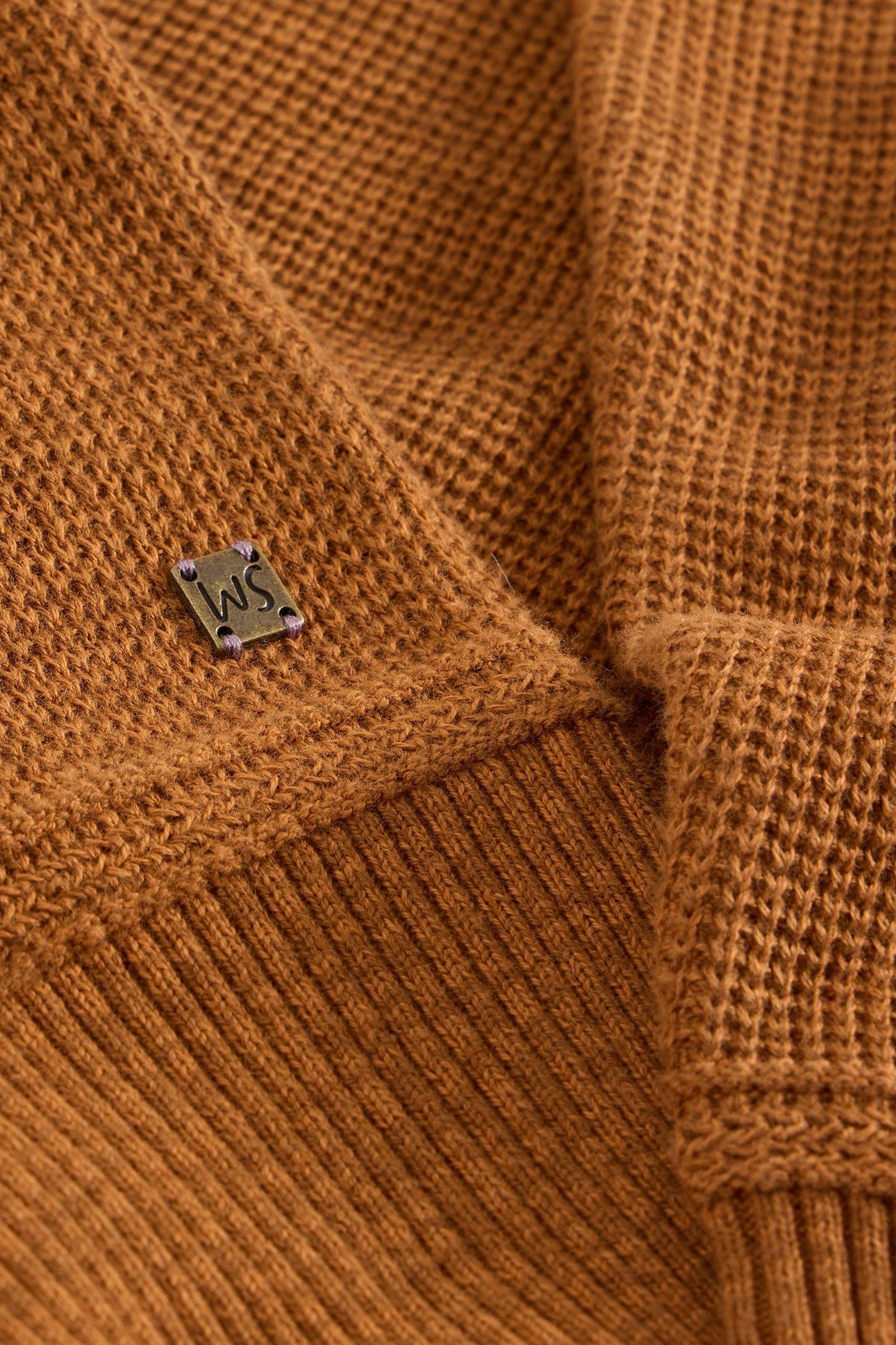 ATTADALE CREW NECK JUMPER DARK ORANGE 6