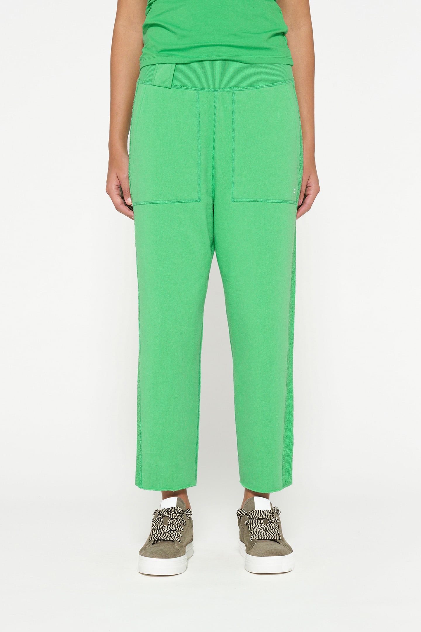 SIDE PANEL JOGGER APPLE GREEN 1