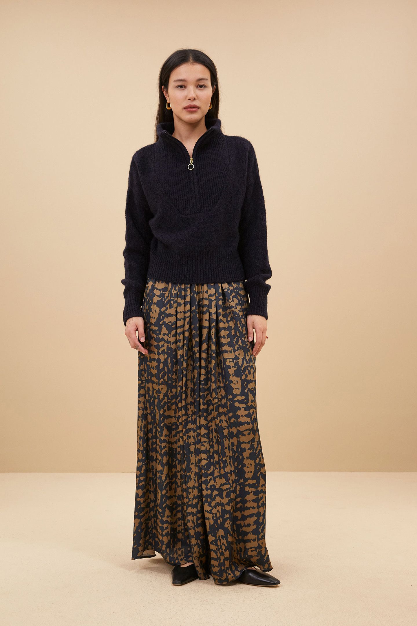 LIEN PAINTING SKIRT PAINTING PRINT 4