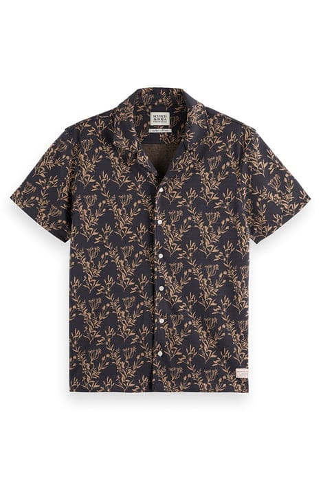 BERRY JACQUARD KNIT CAMP CHARCOAL 1