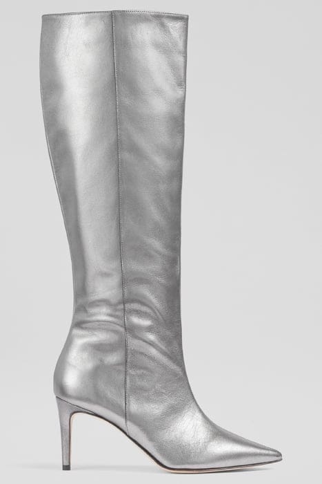ASTRID POINTED BOOTS PEWTER 1