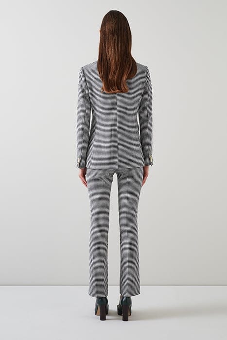 LAURIE - STRAIGHT JEANS BLACK/CREAM 2