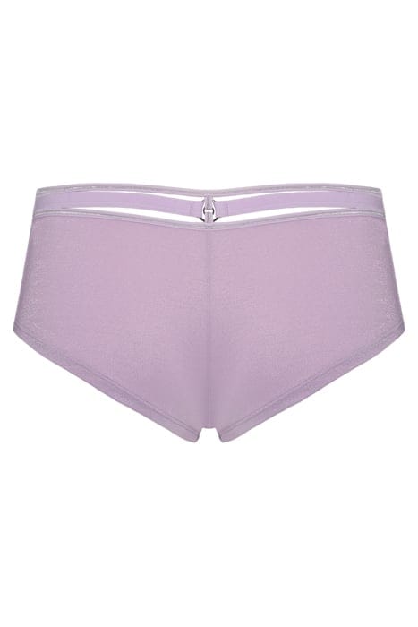 SPACE ODYSSEY LILAC LUREX AND SILVER BRAZILIAN SHORTS 4