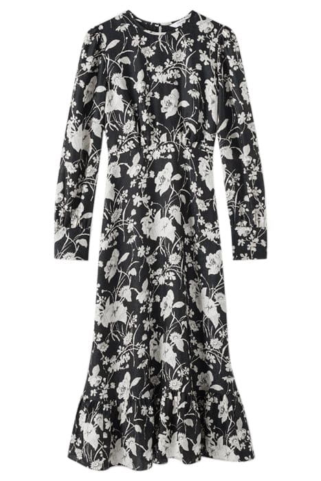 WINONA - MIDI DRESS BLACK/CREAM 3