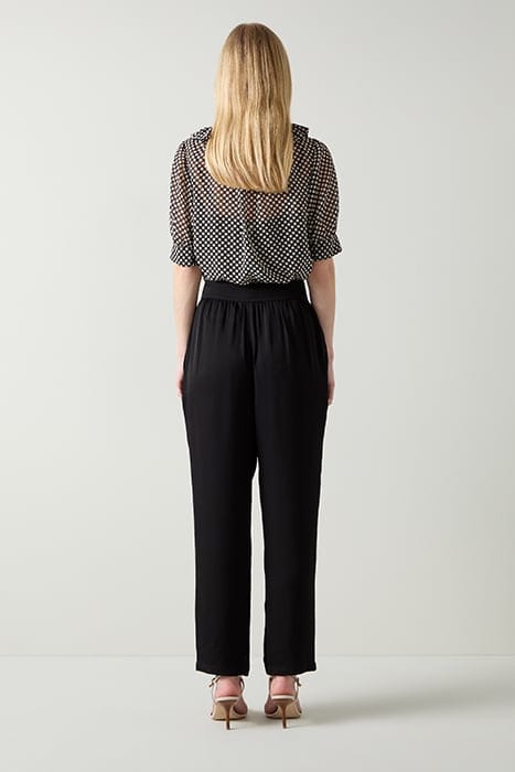 COCO TIE STRAIGHT JEANS  BLACK 2