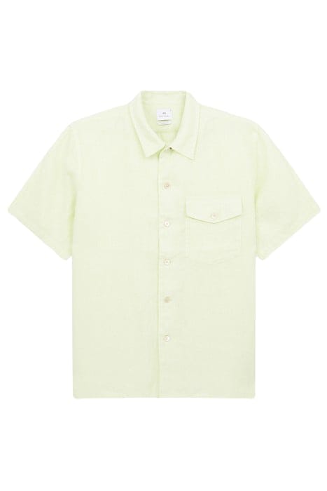 MENS SS CASUAL FIT SHIRT LIME GREEN 4
