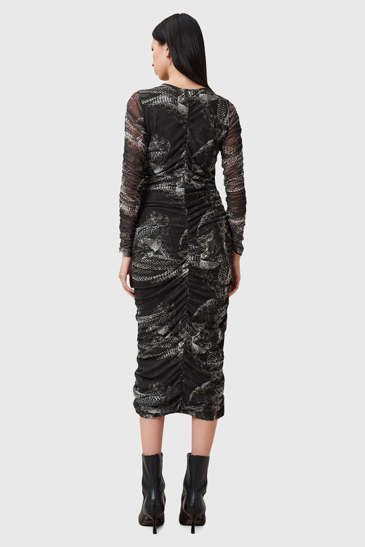 KEIKO MESH DRESS EVOLVE SLATE GREY 2