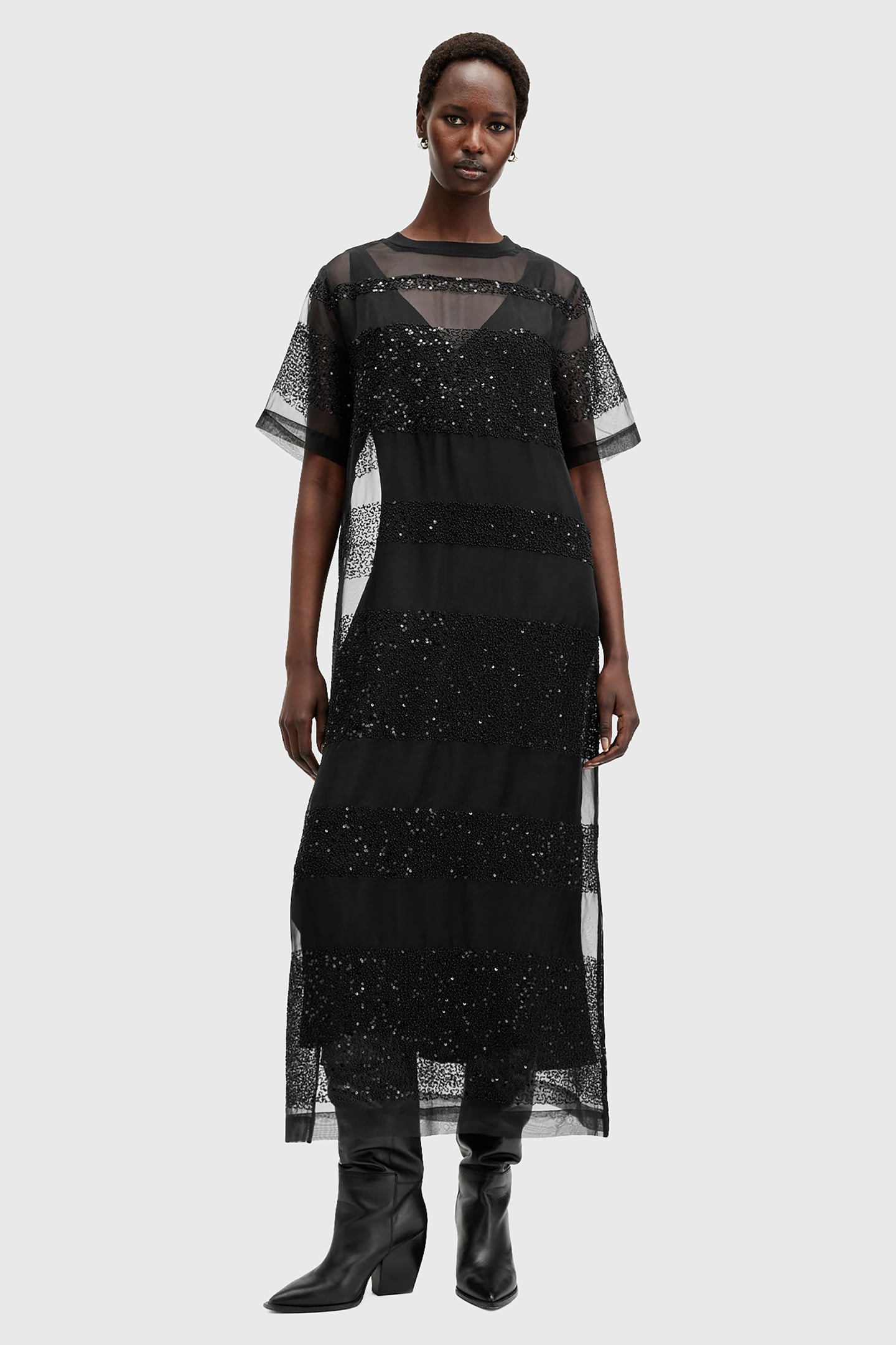 IZABELA MAXI DRESS BLACK 5