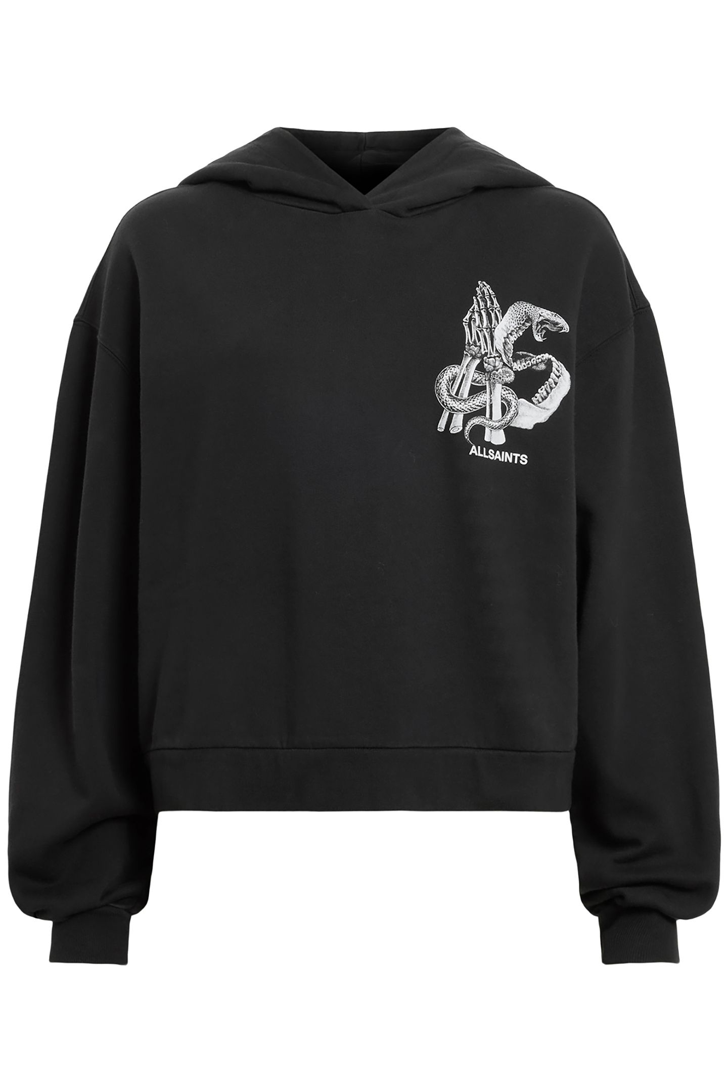 PIPPA ASP HOODY WASHED BLACK 4