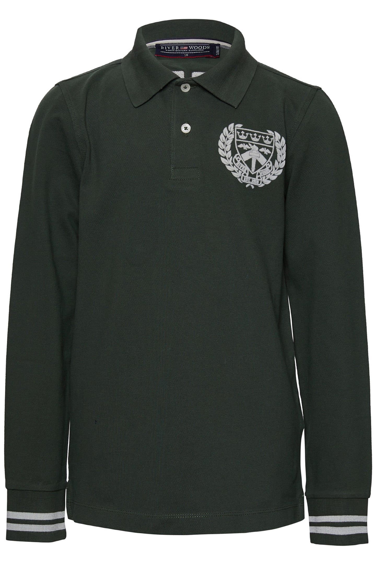 CUSTOM FIT COTTON POLO IN GREEN 1