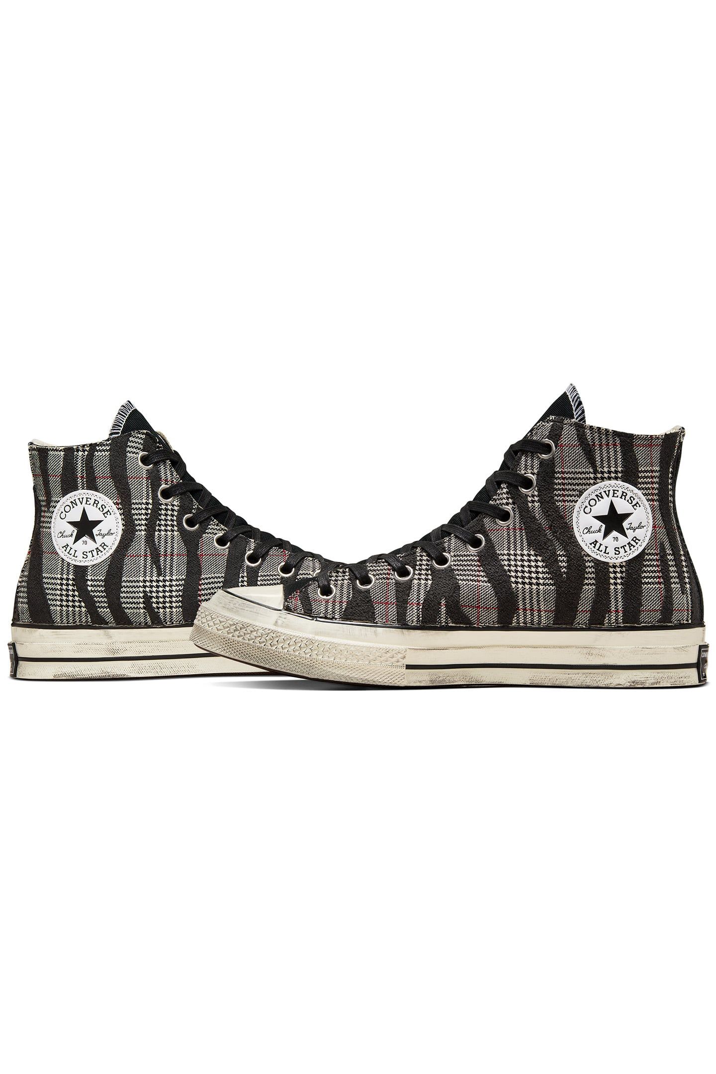 CHUCK 70 ZEBRA & HOUNDSTOOTH BLACK TARTAN ZEBRA 4