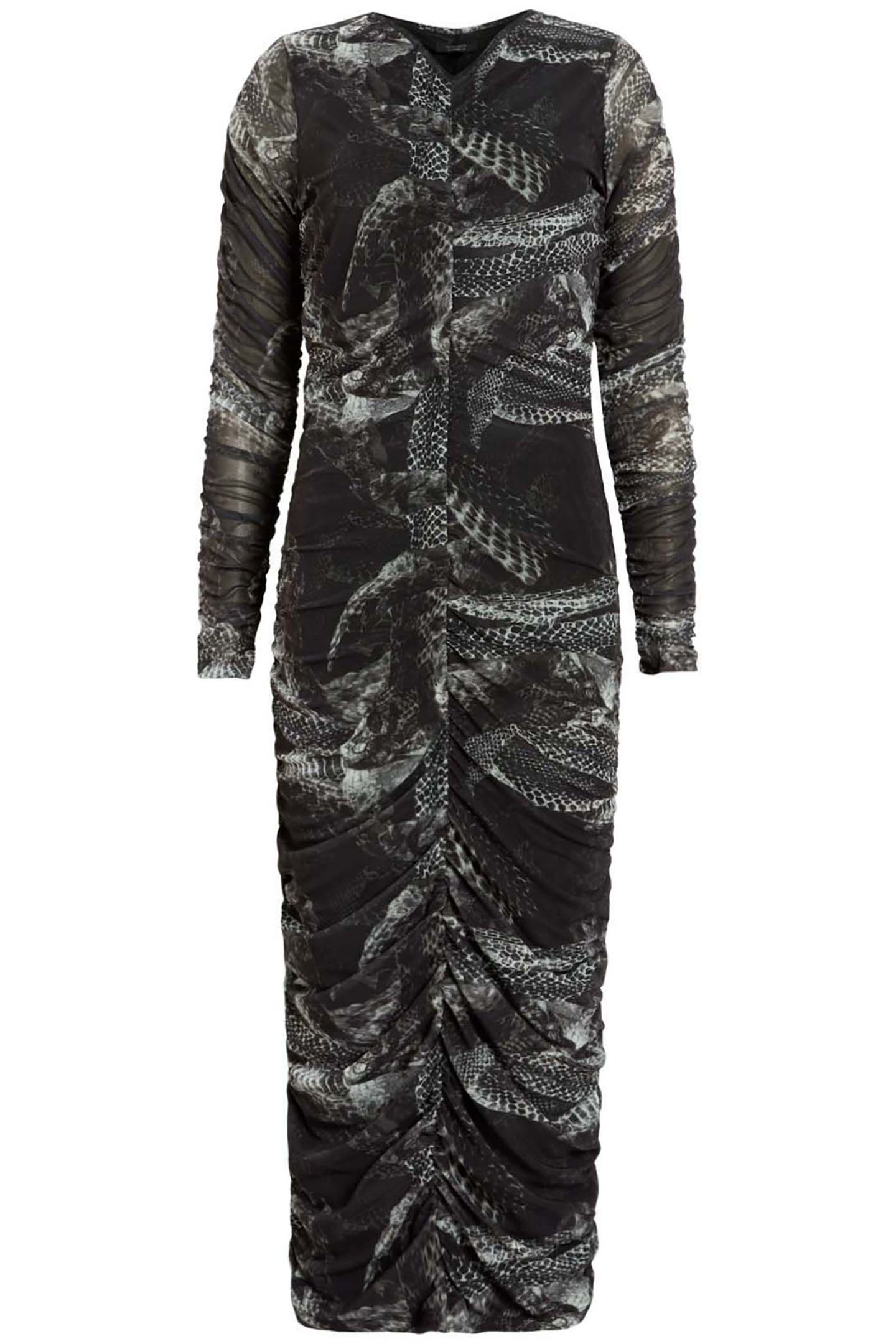 KEIKO MESH DRESS EVOLVE SLATE GREY 3