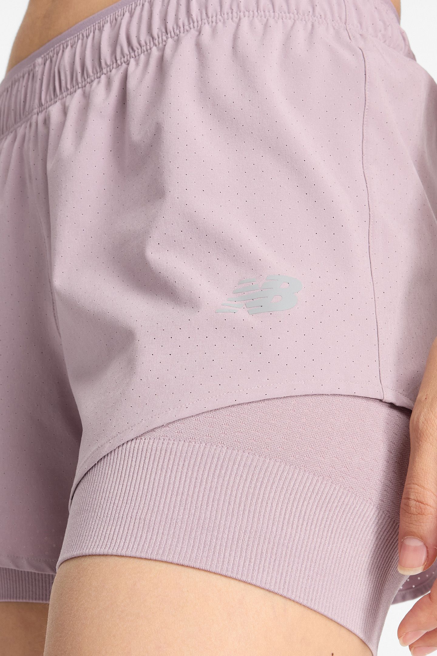 RUNNING SHORTS IN LILAC 9