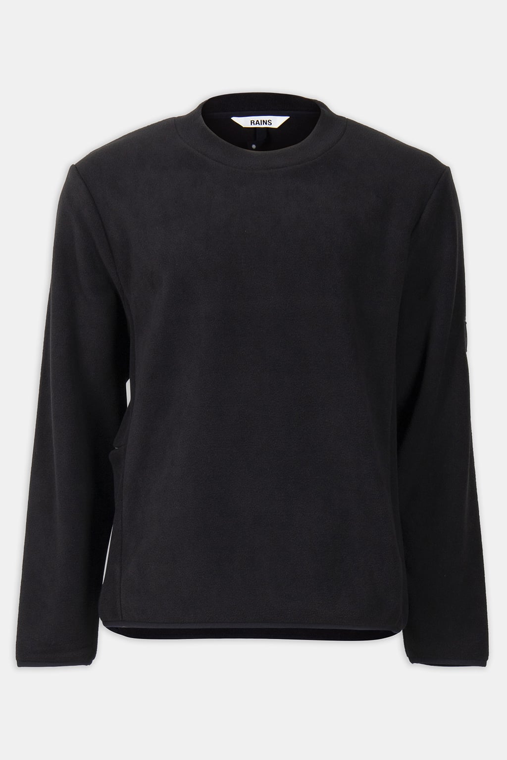 FLEECE CREW NECK T1 BLACK UNISEX 1