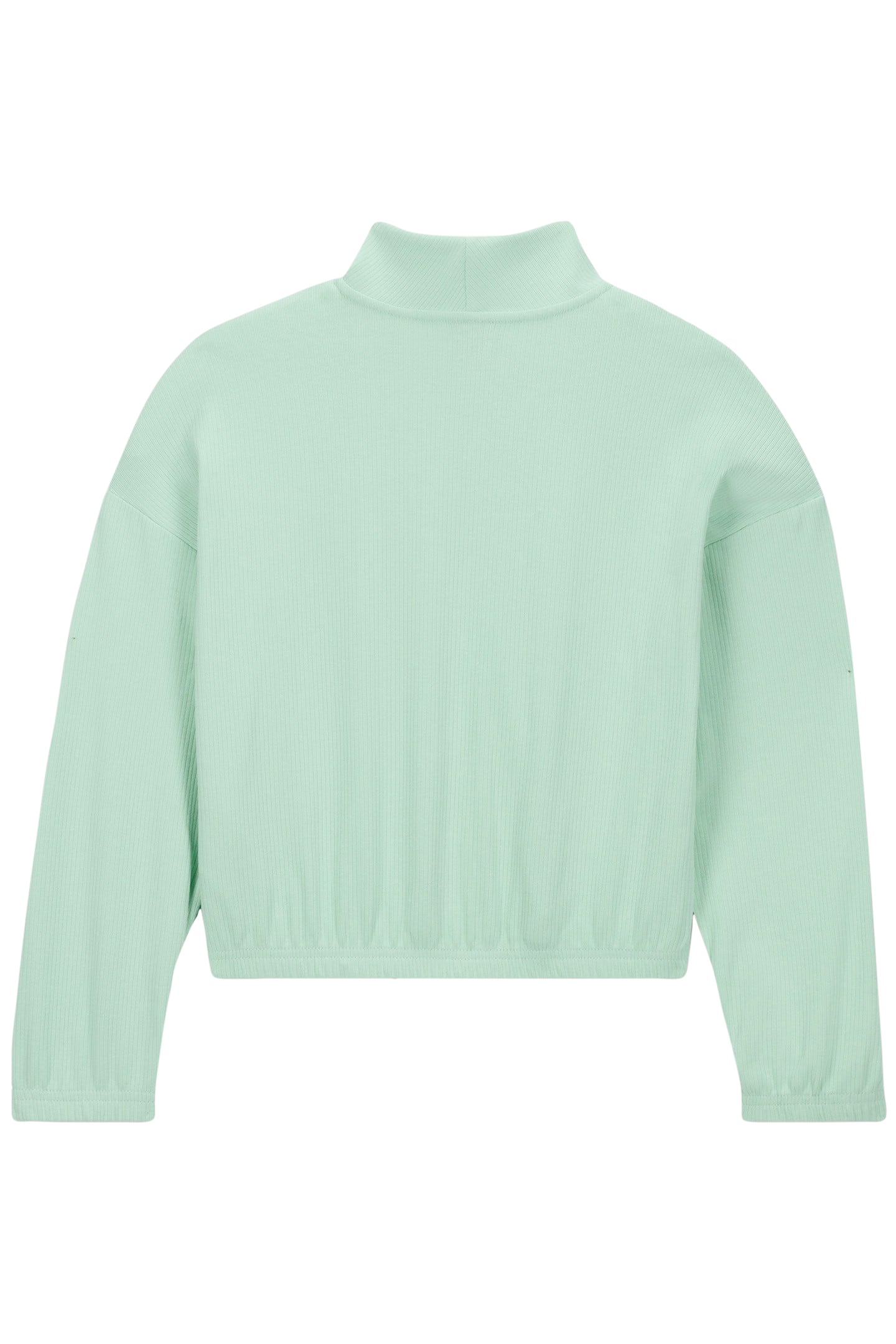 RIBBED FULL-ZIP JACKET STICKY ALOE 2