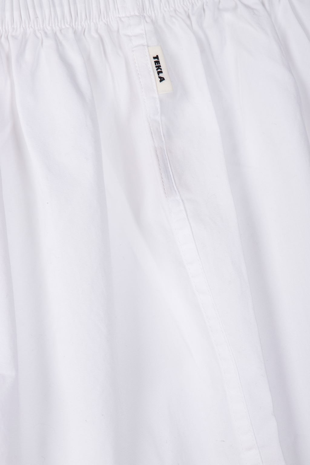 UNISEX POPLIN, PYJAMAS BOXERS ALABASTER WHITE 5