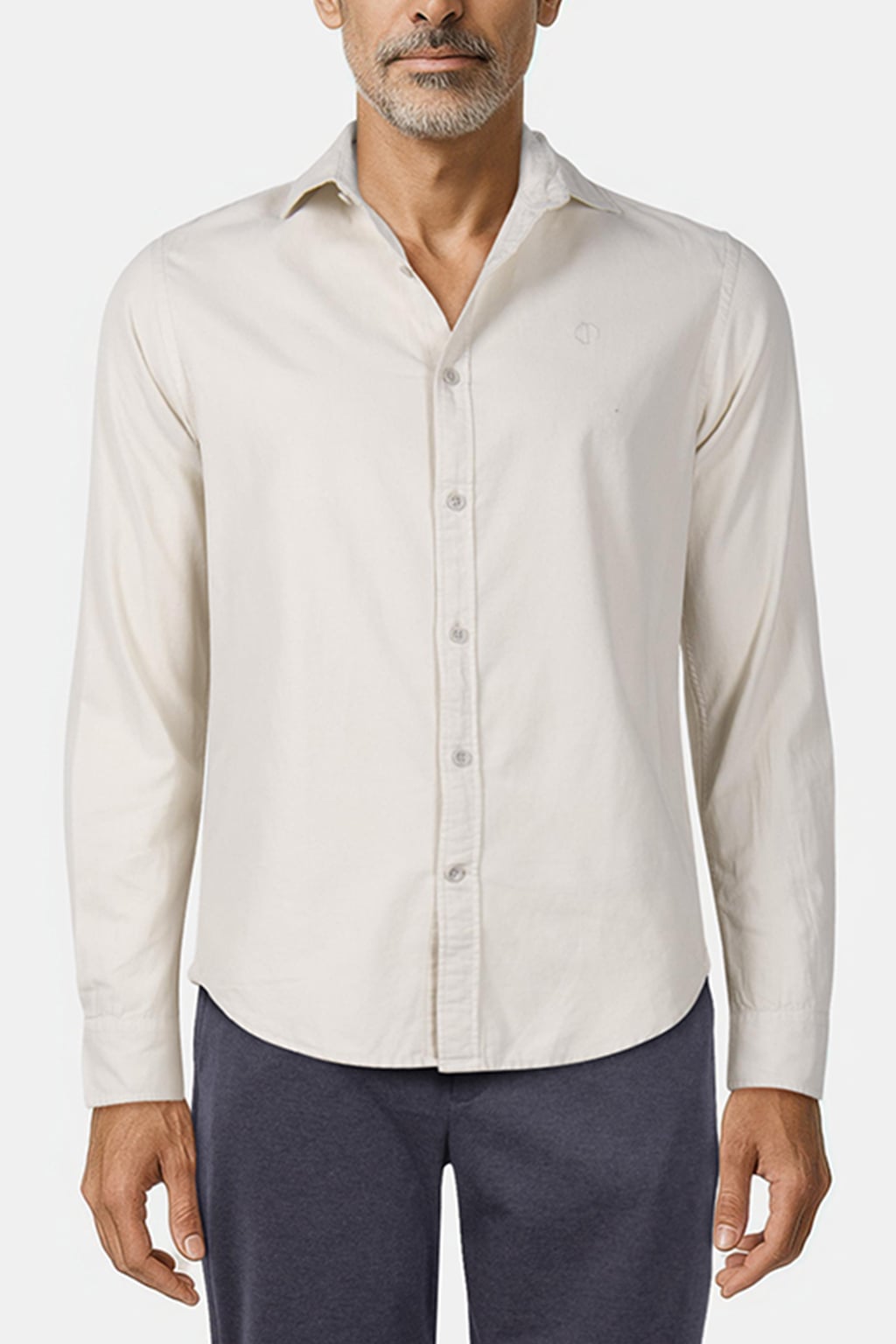 DS-ROALD SHIRT SILVER BIRCH 1