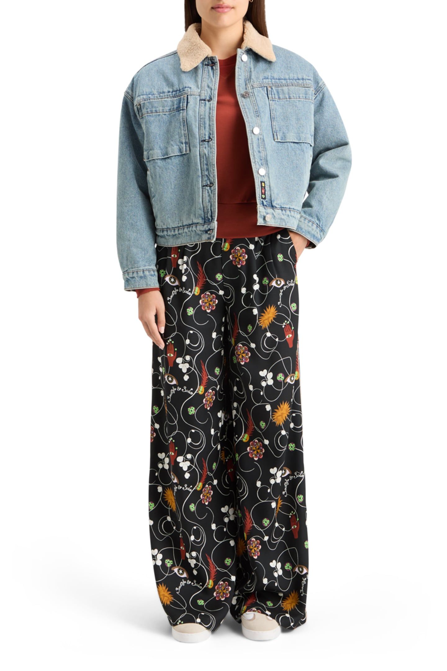 ELENI WIDE LEG PYJAMA PANT FREE MIND 6