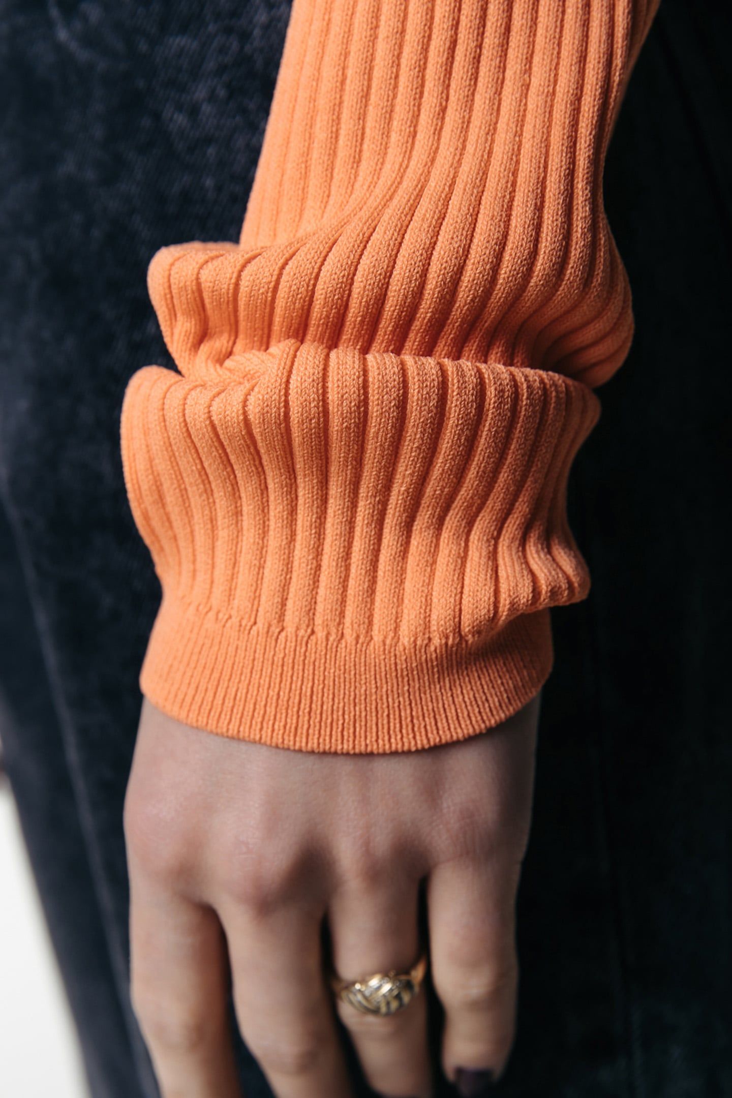 NORI FINE KNIT CROPPED LONGSLEEVE POLO NIET GEBRUIKEN TANGER 3