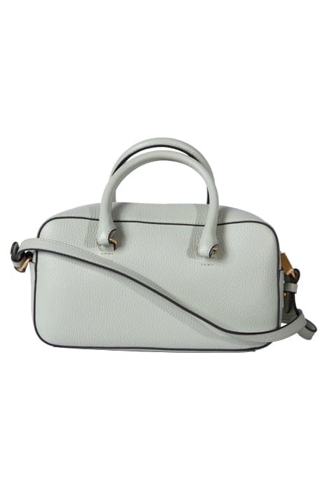 LEATHER CROSS BODY BAG IN MINT GREEN 3
