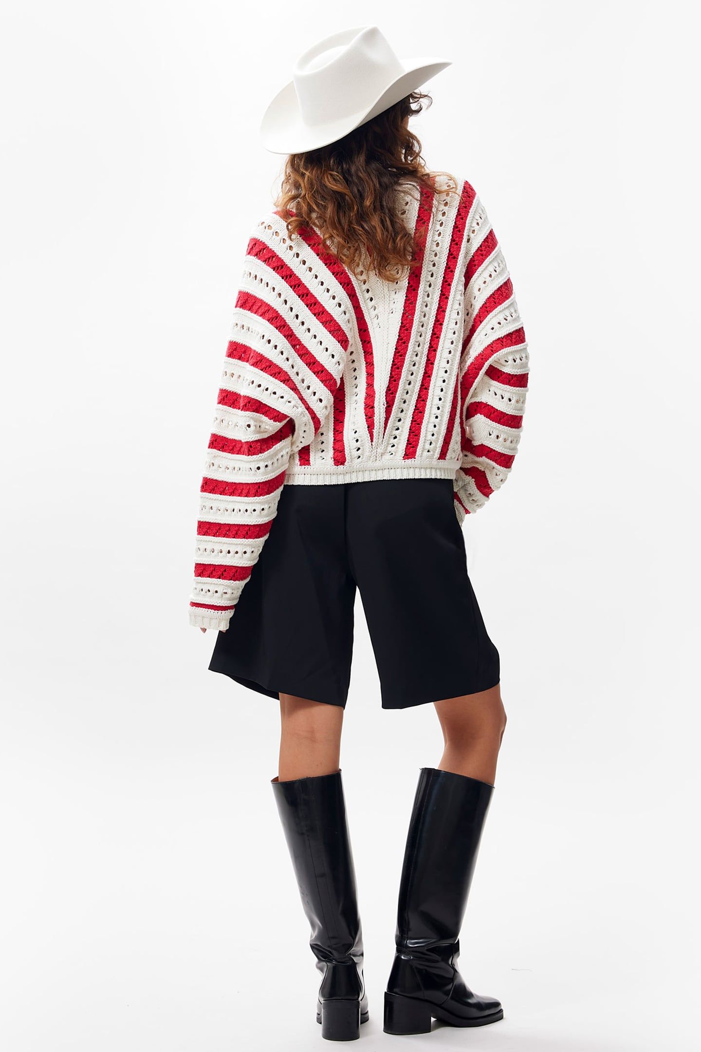 AJOUR KNIT EGRET 3
