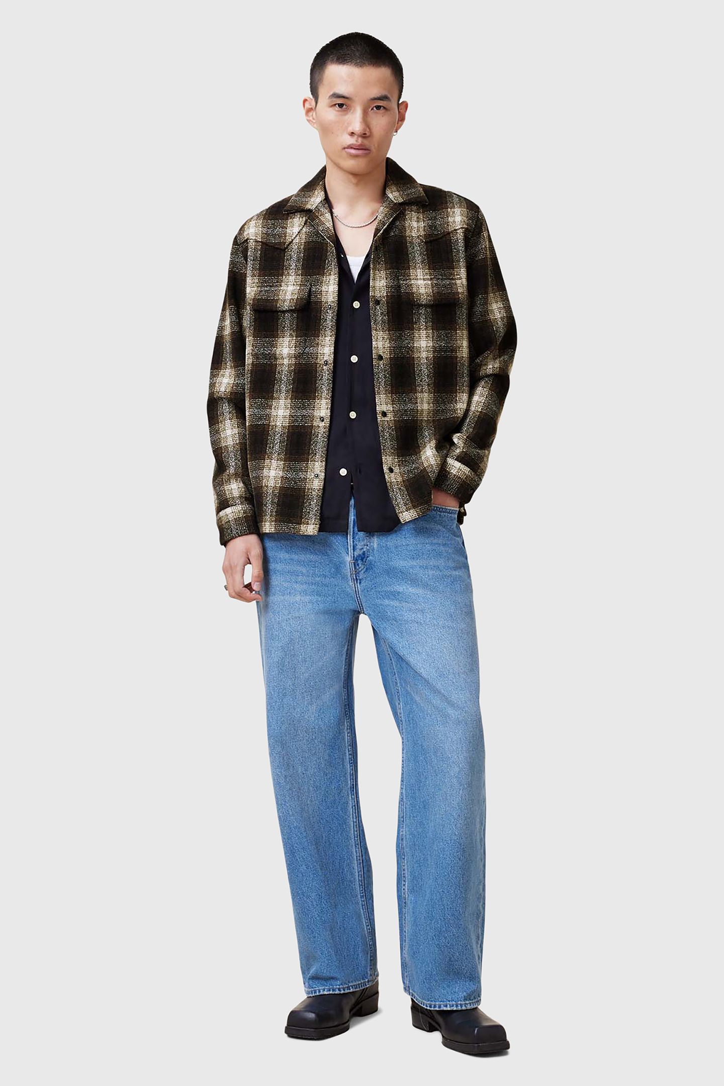 ALVAR LS SHIRT BROWN 3