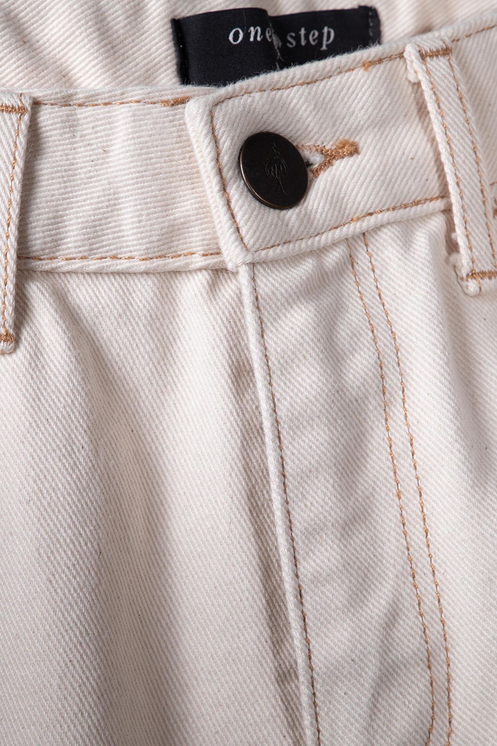LE TAYLOR - 7/8TH ECRU MOM JEANS 3