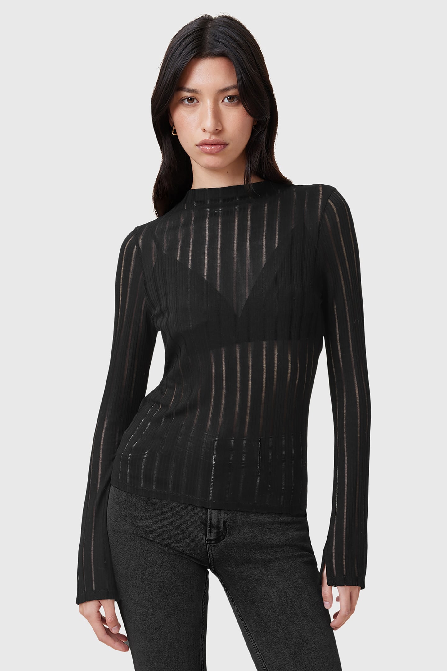 AKI LS TEE BLACK 1