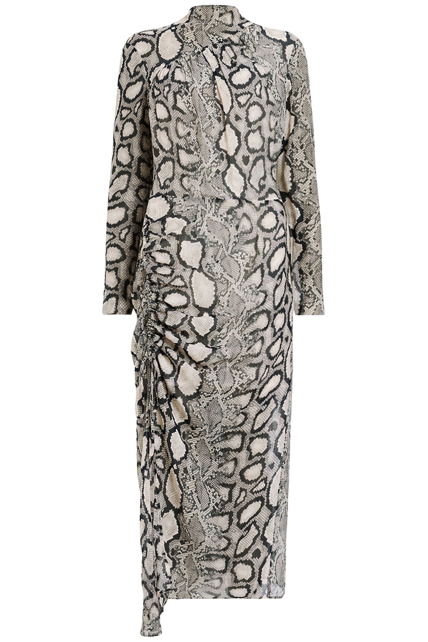 RIZO DRESS FLOW ECRU WHITE 3