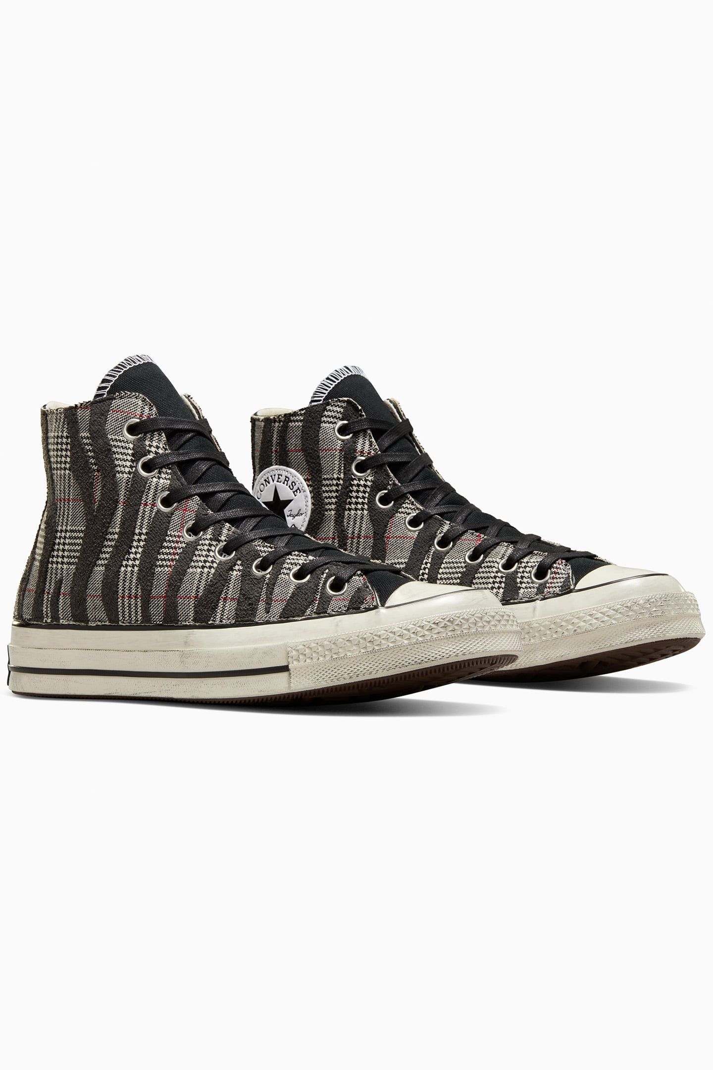 CHUCK 70 ZEBRA & HOUNDSTOOTH BLACK TARTAN ZEBRA 5