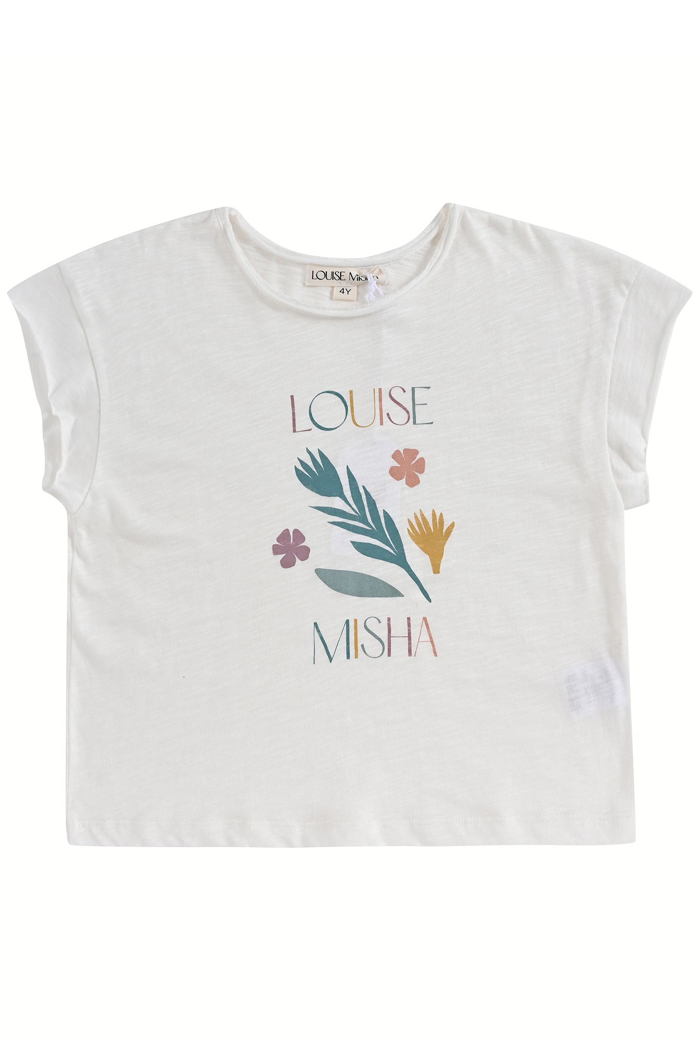 TEE FLORA WHITE 1