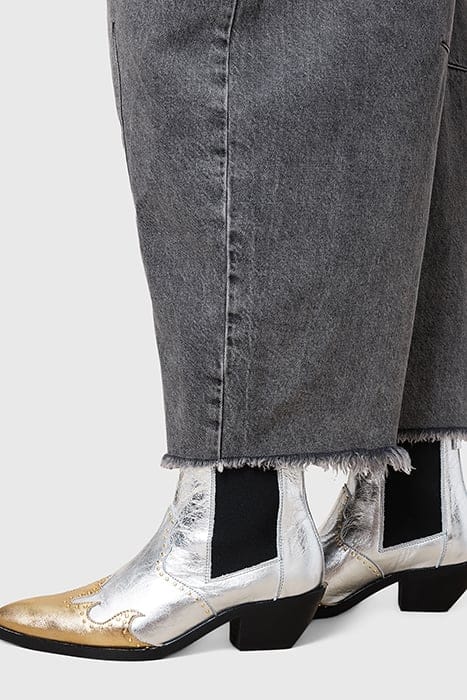 DENVER STUD BOOT SILVER/GOLD 6