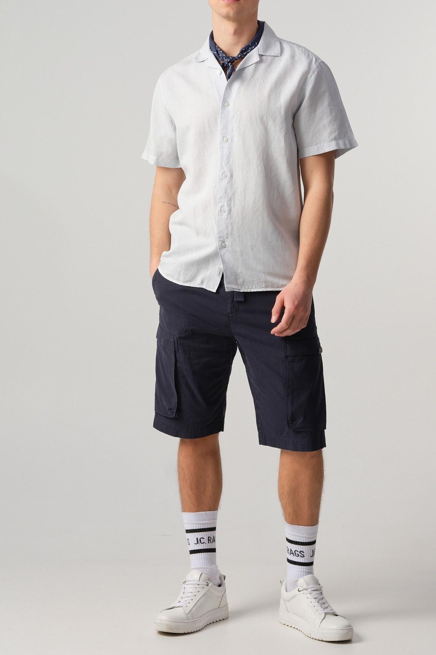 ELVIS CASUAL OVERHEMD KM BABY BLUE 1