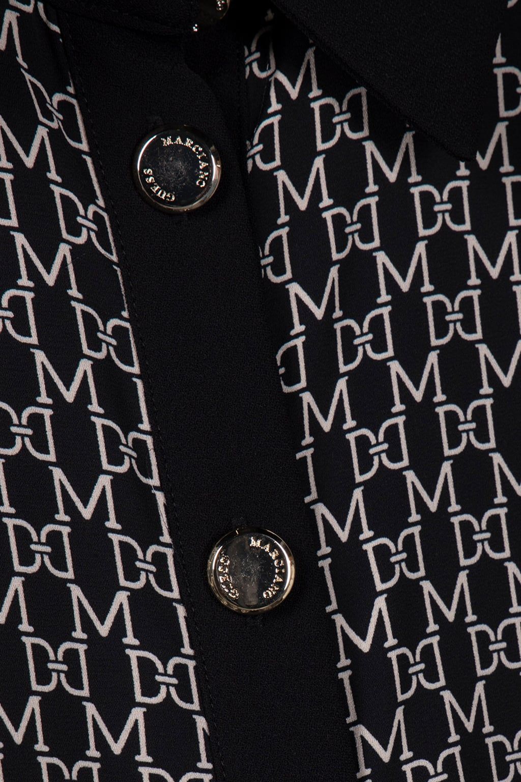 MARCIANO BY GUESS EDITH CHEMISIER DRES NEW MONOGRAM BLACK B 6