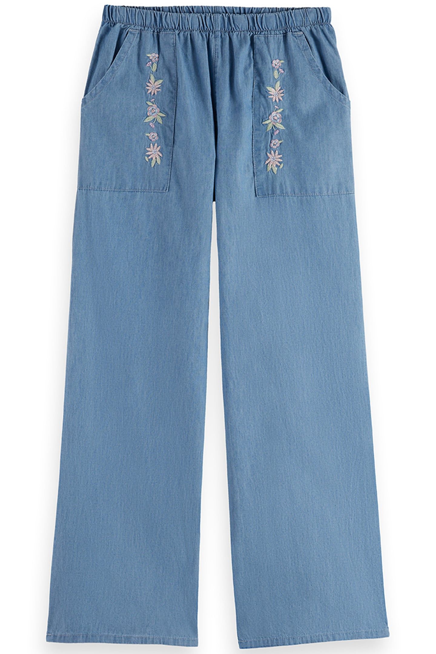 S&S GIRLS 2PC FASHION TOP & DENIM PANT SET PINK/BROWN 4