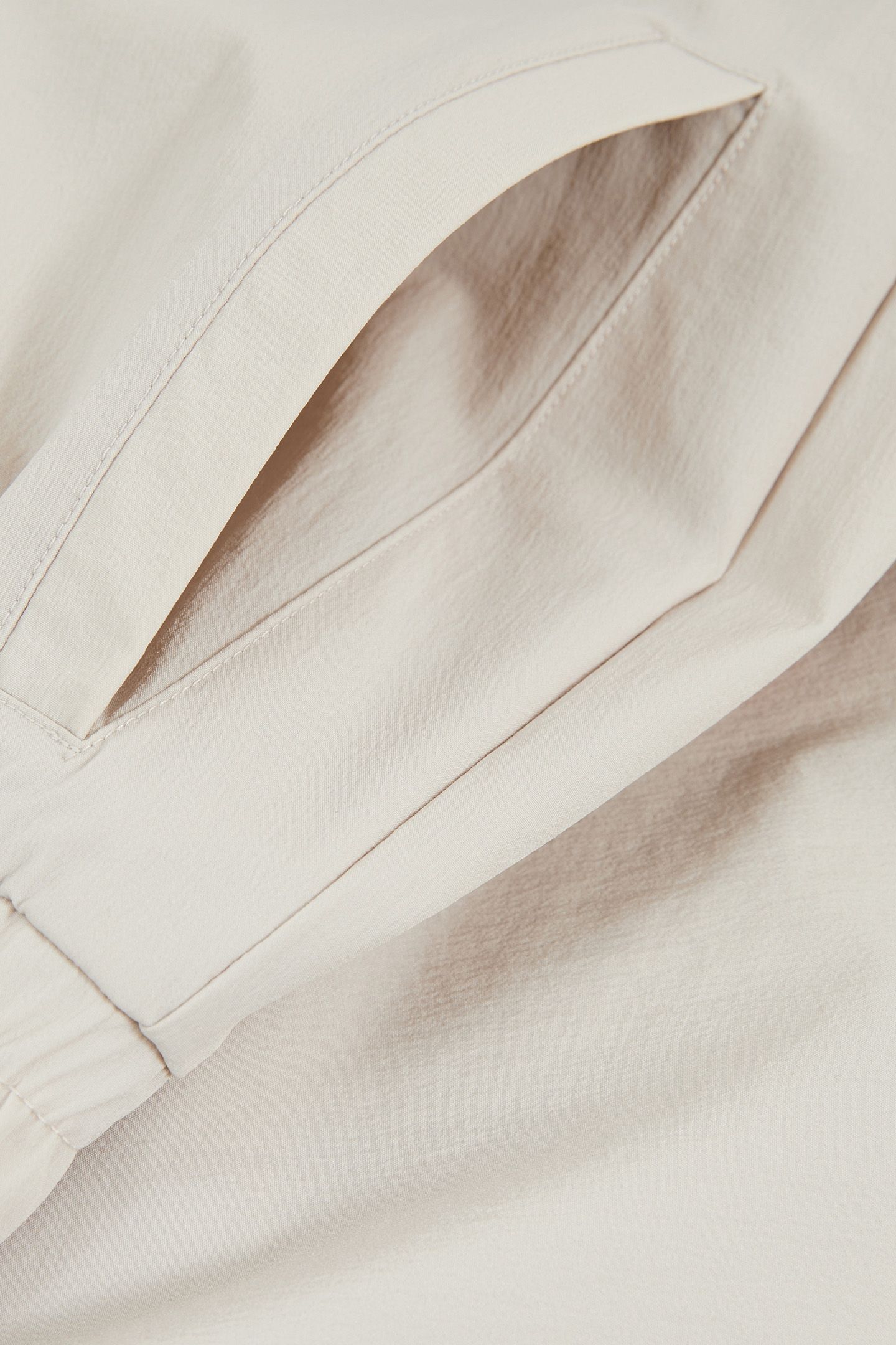 COLETTE TECHNICAL BOXER SHORT WAISTBAND TROUSER STONE 7