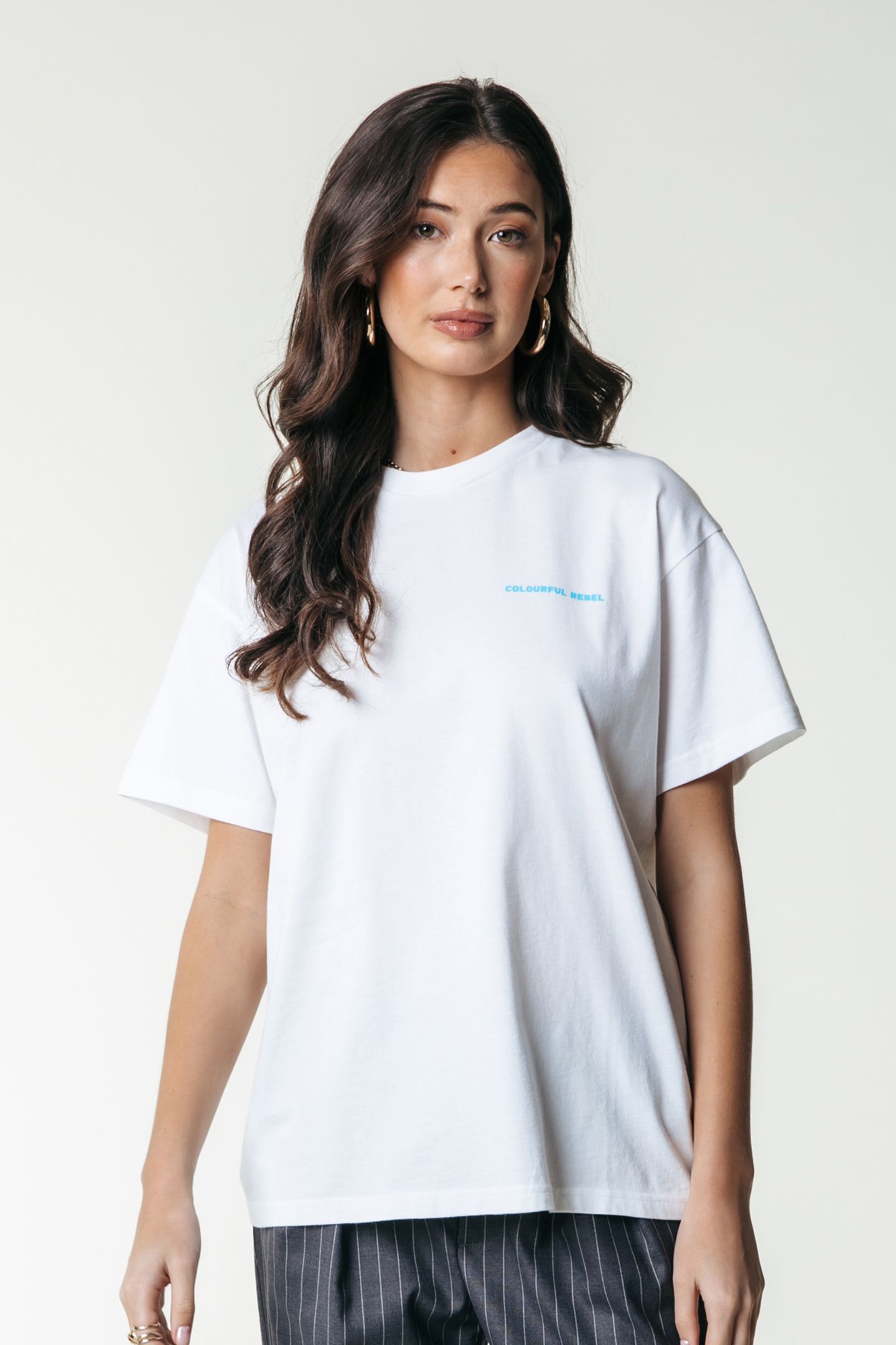 GRADIENT POSTER LOOSEFIT TEE STANDARD WHITE 1