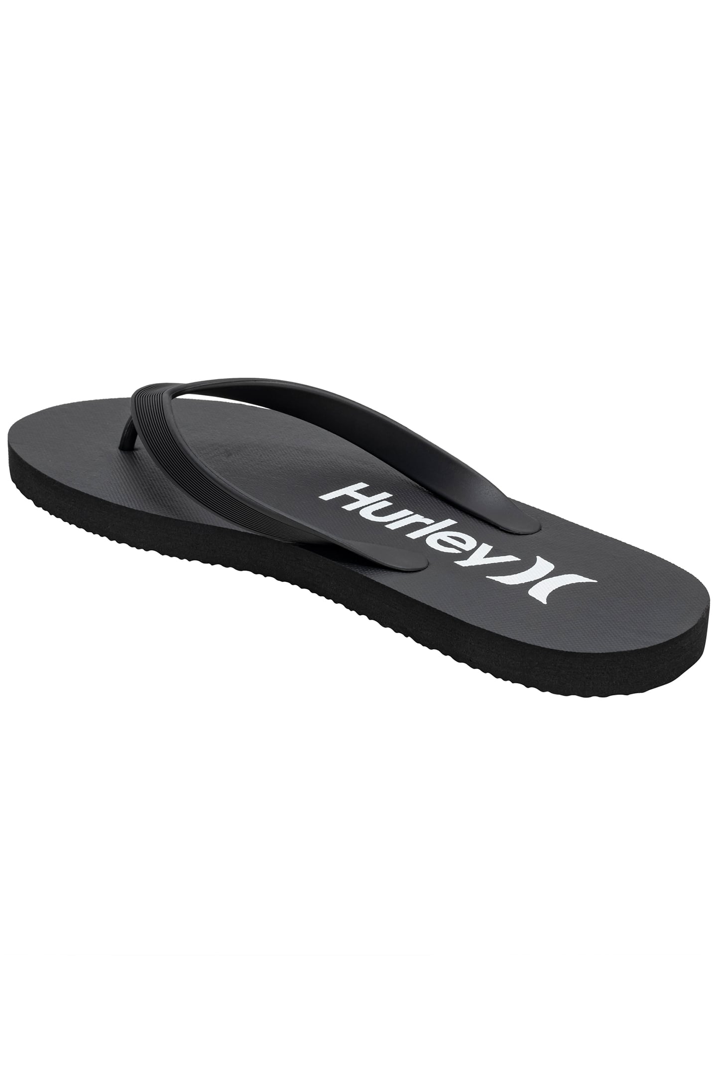 1PK MENS PRINTED FLIP FLOP BLACK / WHITE 5