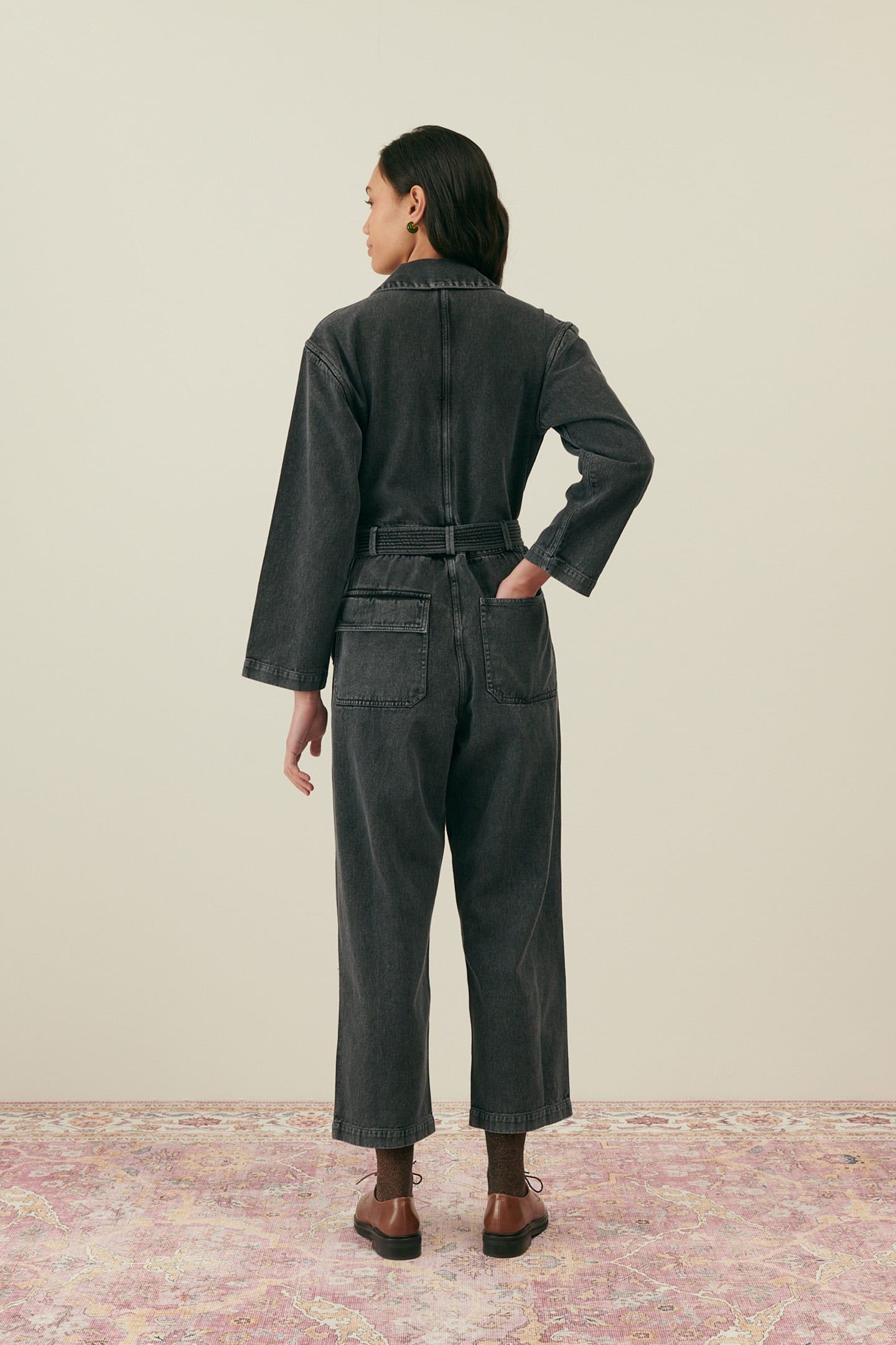 OVERALLS SYLVYNE CHARCOAL 2