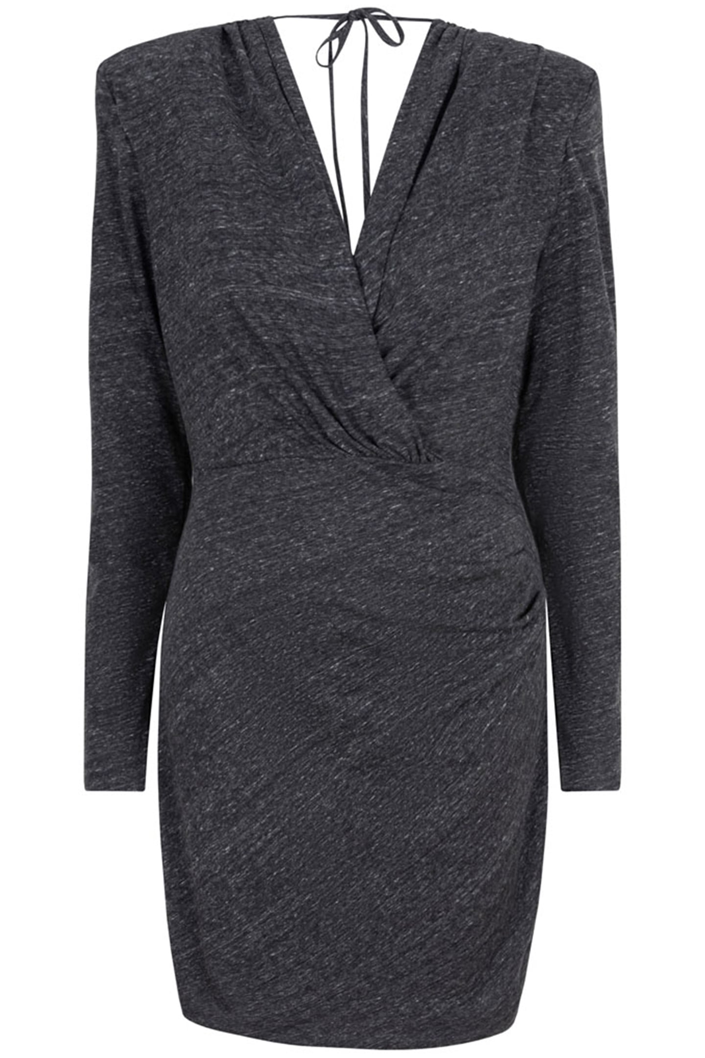 FAEZA CROSSOVER MINI DRESS GRAPHITE 3