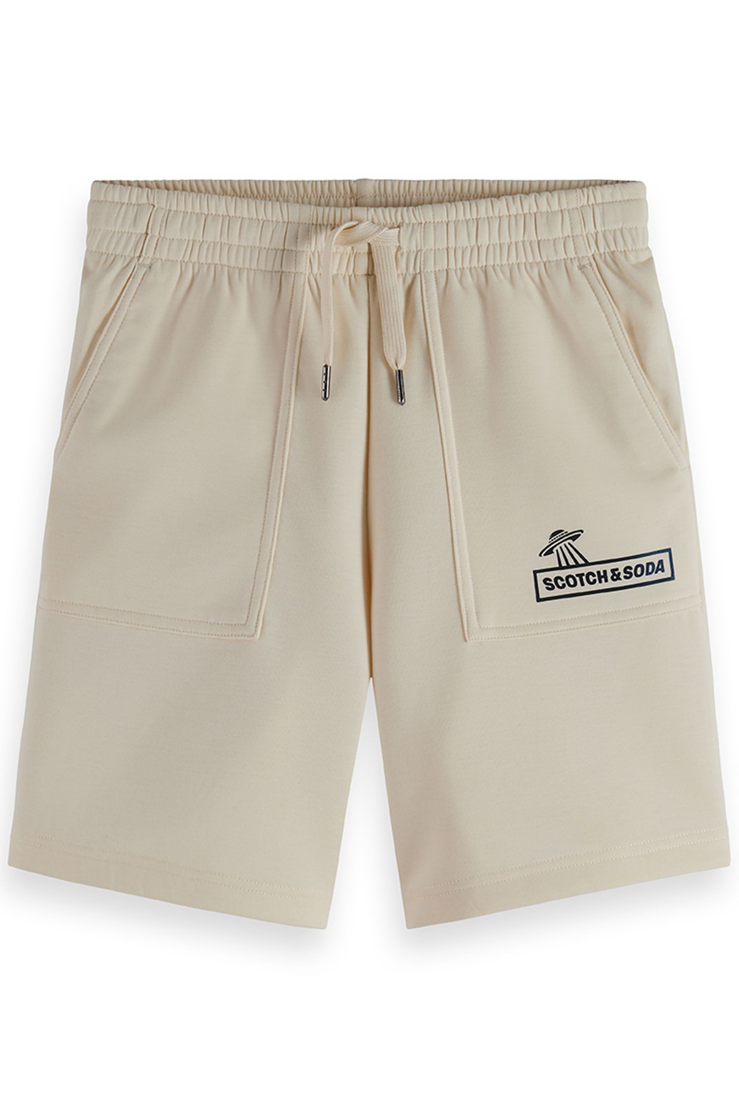 BOYS DOUBLE KNIT SHORT NATURAL 1