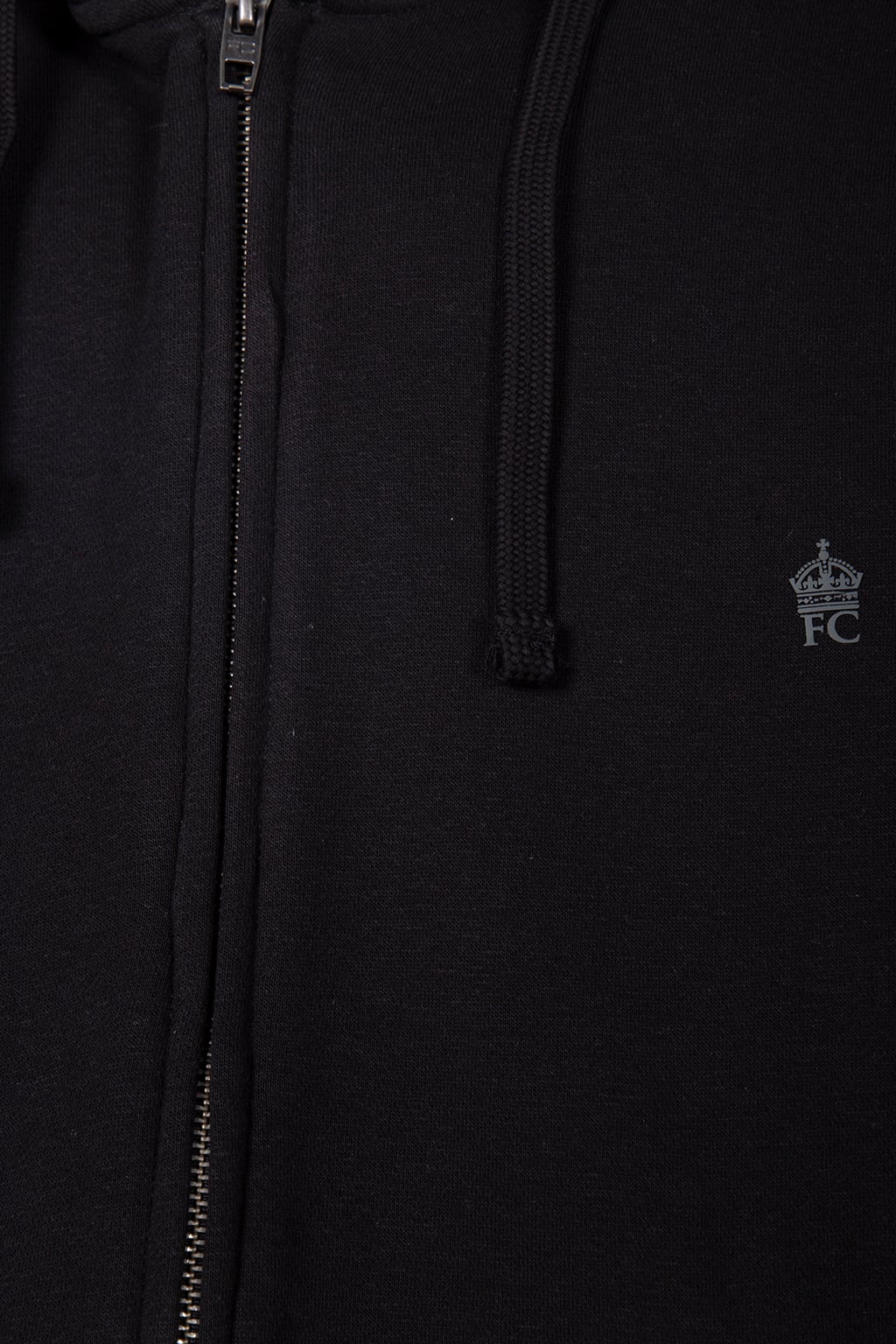 FC ZIP HOOD BLACK/GUNMETAL 5