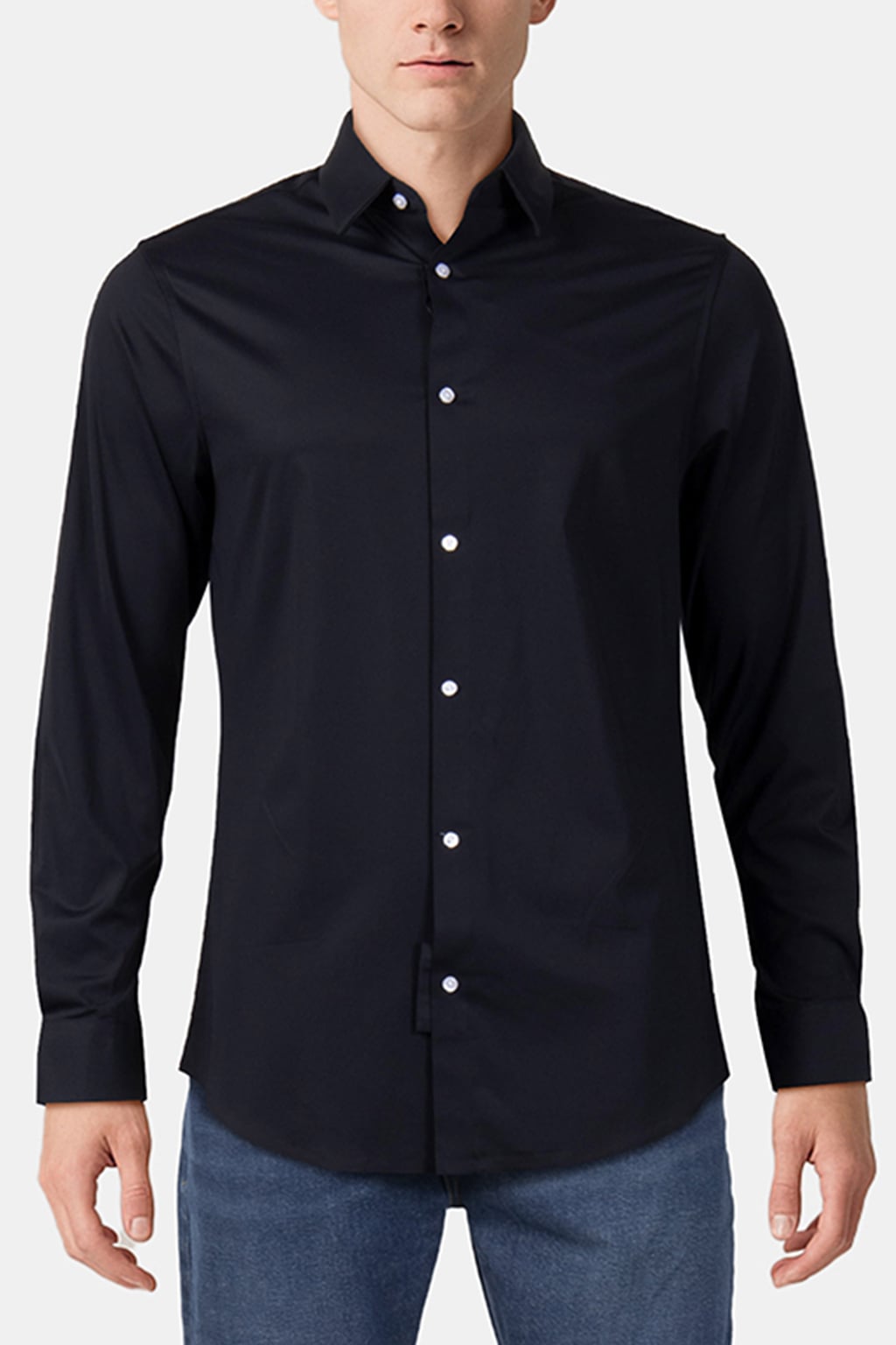 MARCIANO BY GUESS JACOB IT COLLAR SQUA JET BLACK 1