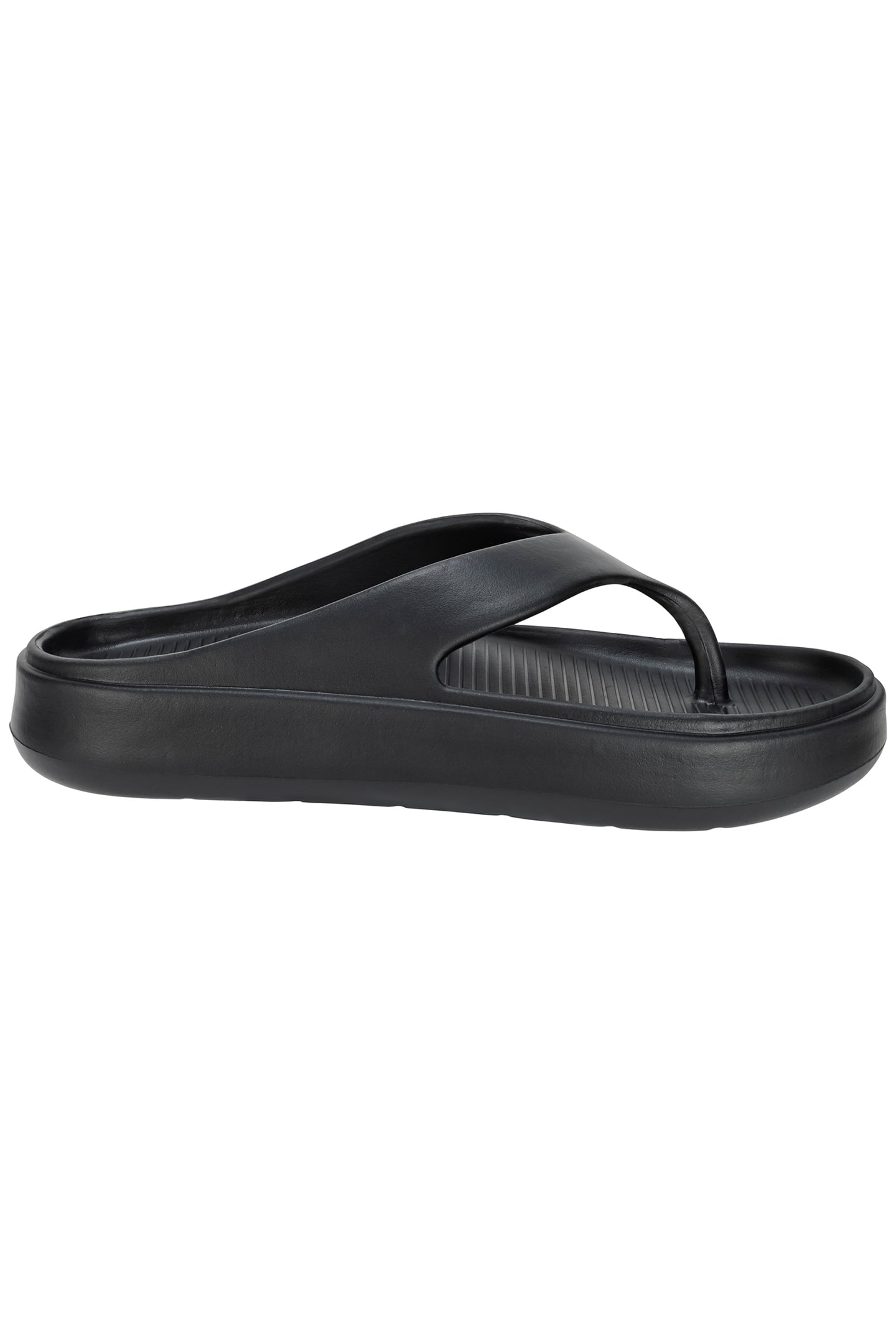 1PK MENS INJECTION FLIP FLOP BLACK 1