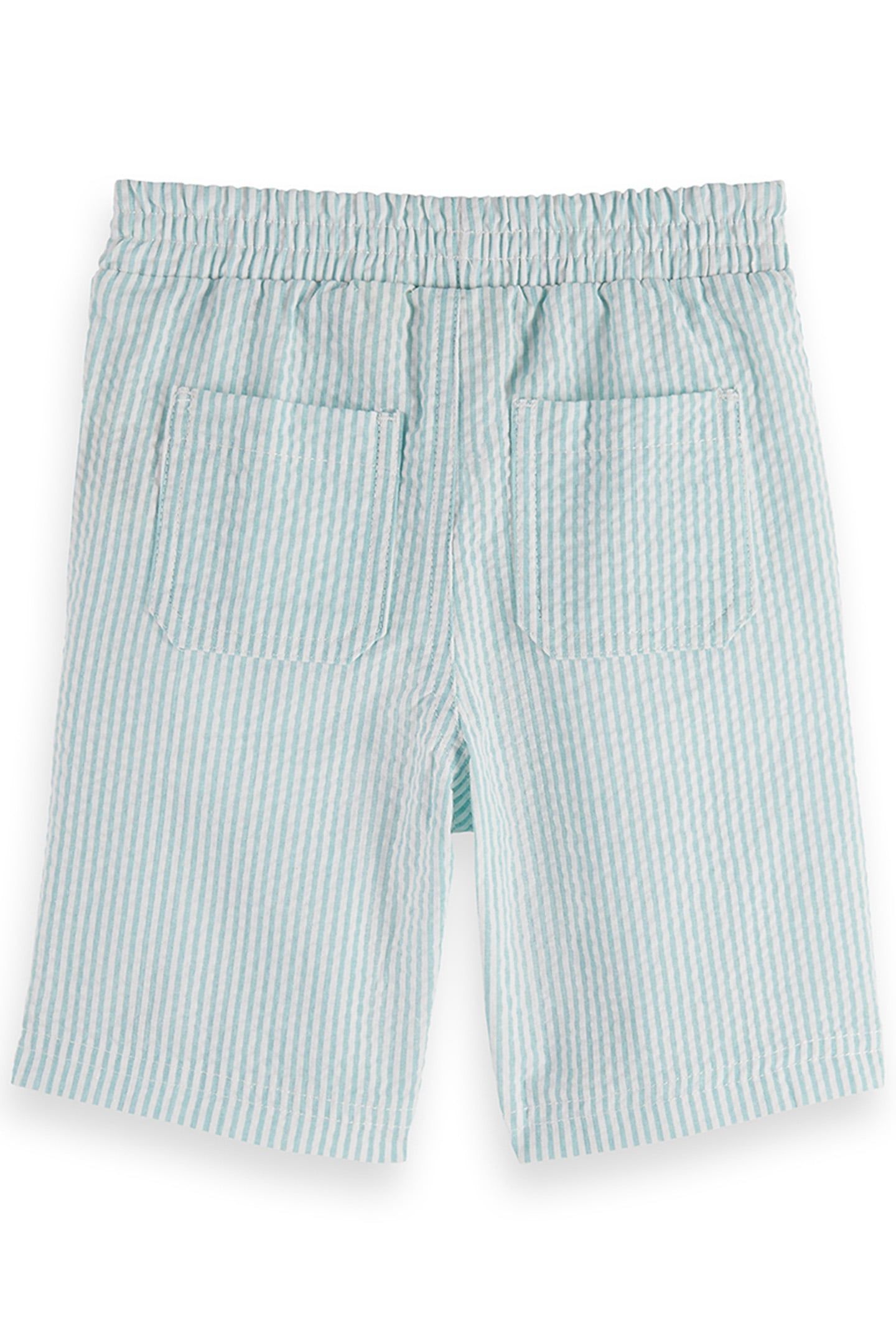 2PC BOYS SS YARN DYE SEERSUCKER SHIRT & SHORT SET BLEACHED A 4