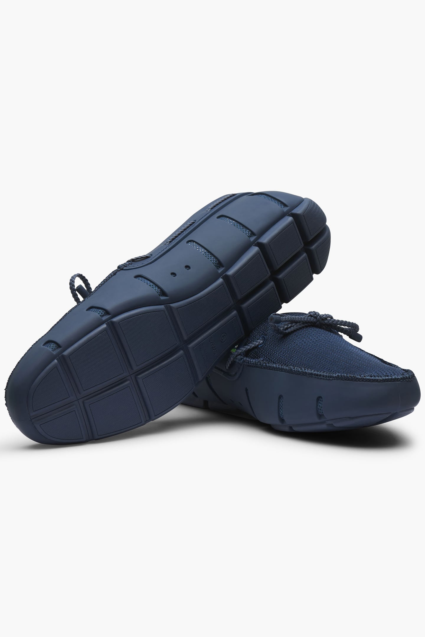 BRAIDED LACE LOAFER NAVY 3